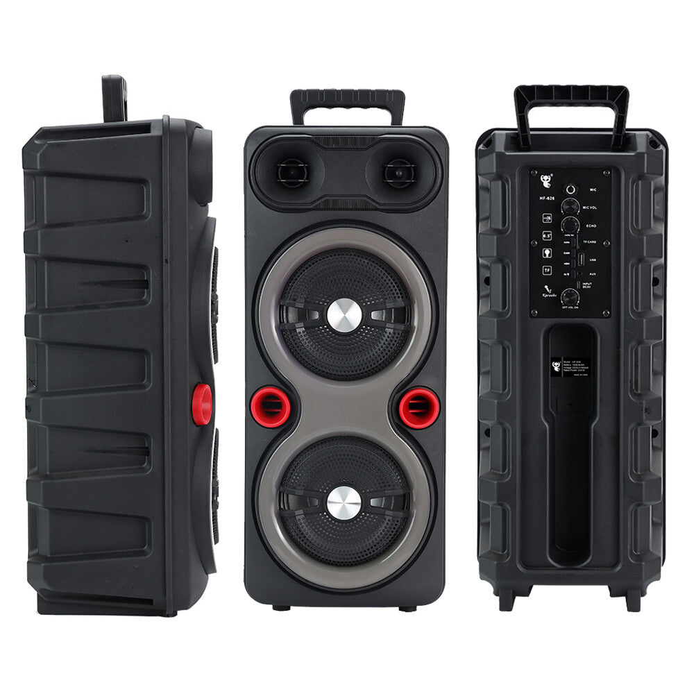 2000W Loud Bluetooth Speakers With Mic Portable Party Outdoor Wireless Subwoofer