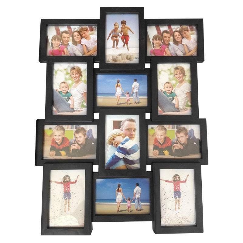 Multi Picture Frame Collage Aperture Photo Frames Holds 12 - 6''x4'' Photos