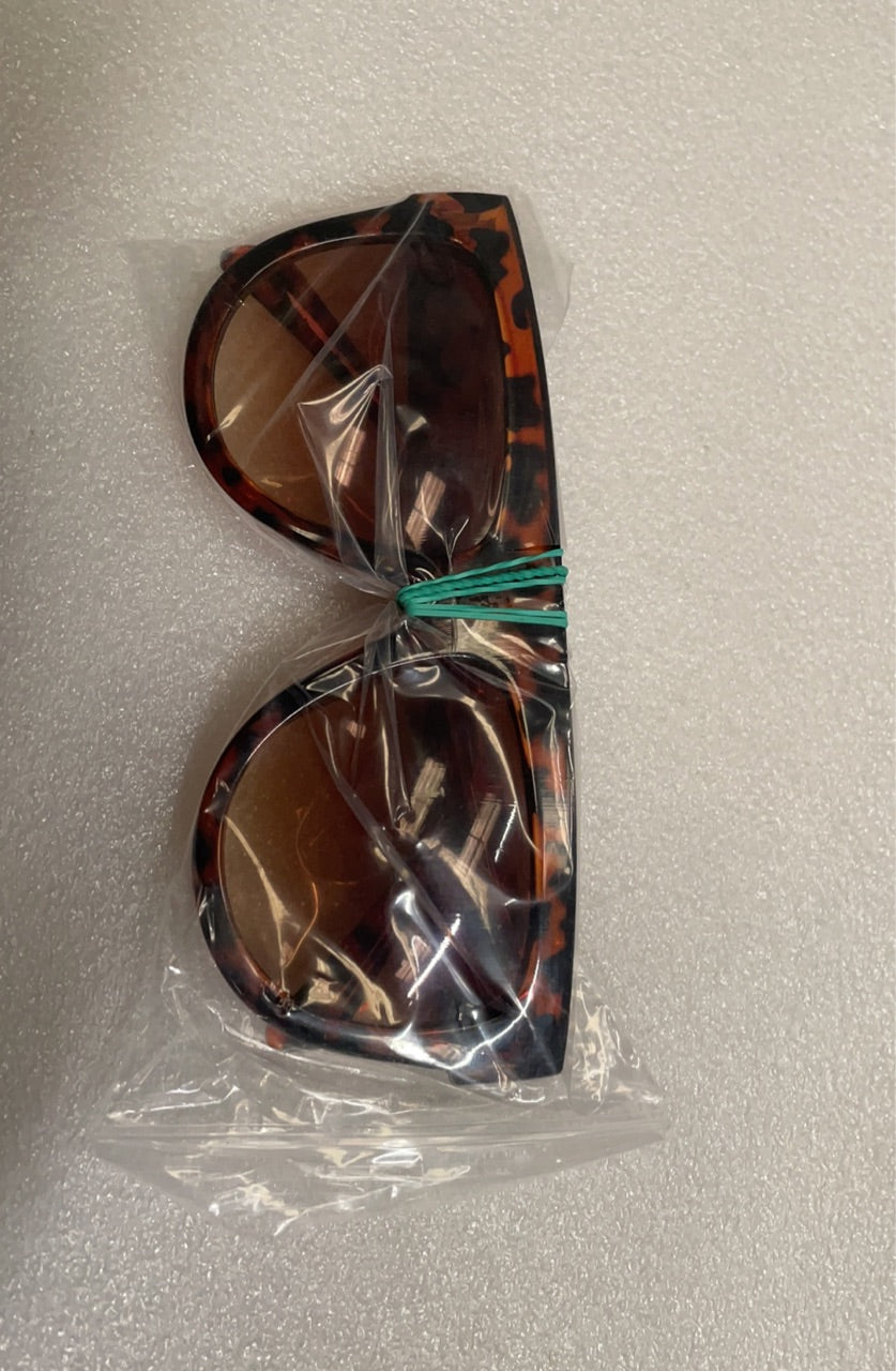 Oversized Black Leopard Womens Ladies Sunglasses Flat Top Shield Luxury Shadow