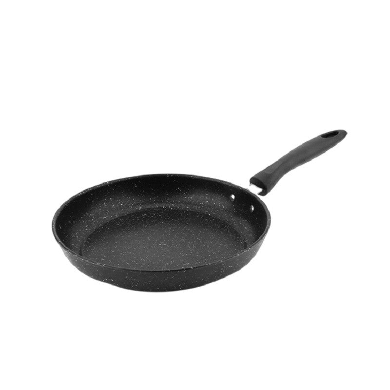 24CM Cook Non-stick Black Frying Pan Granite Marble Coated Pan Electric Induction