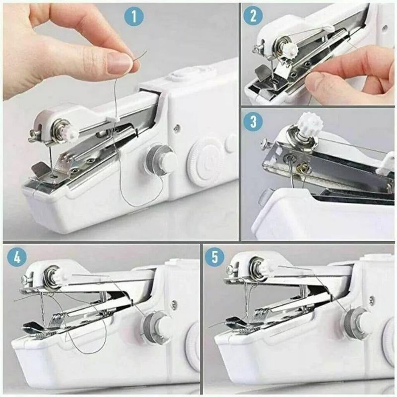 Mini Handheld Cordless Sewing Machine Hand Held Thread Clothes Portable  UK