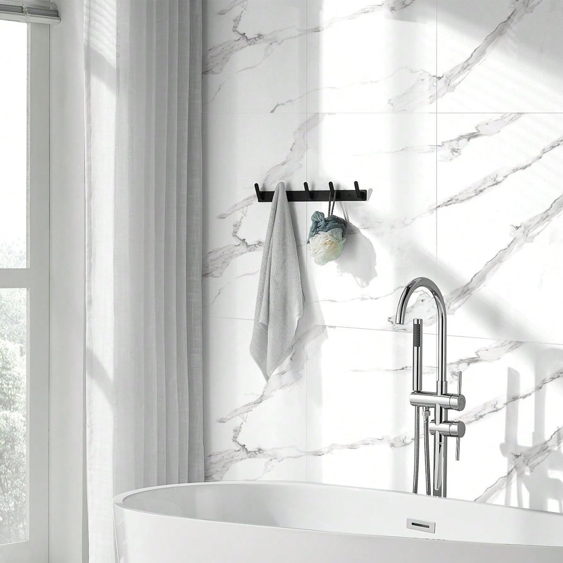 12 Pcs  Ceramic Tile Wall Stickers Stick On Kitchen Bathroom Home Decor