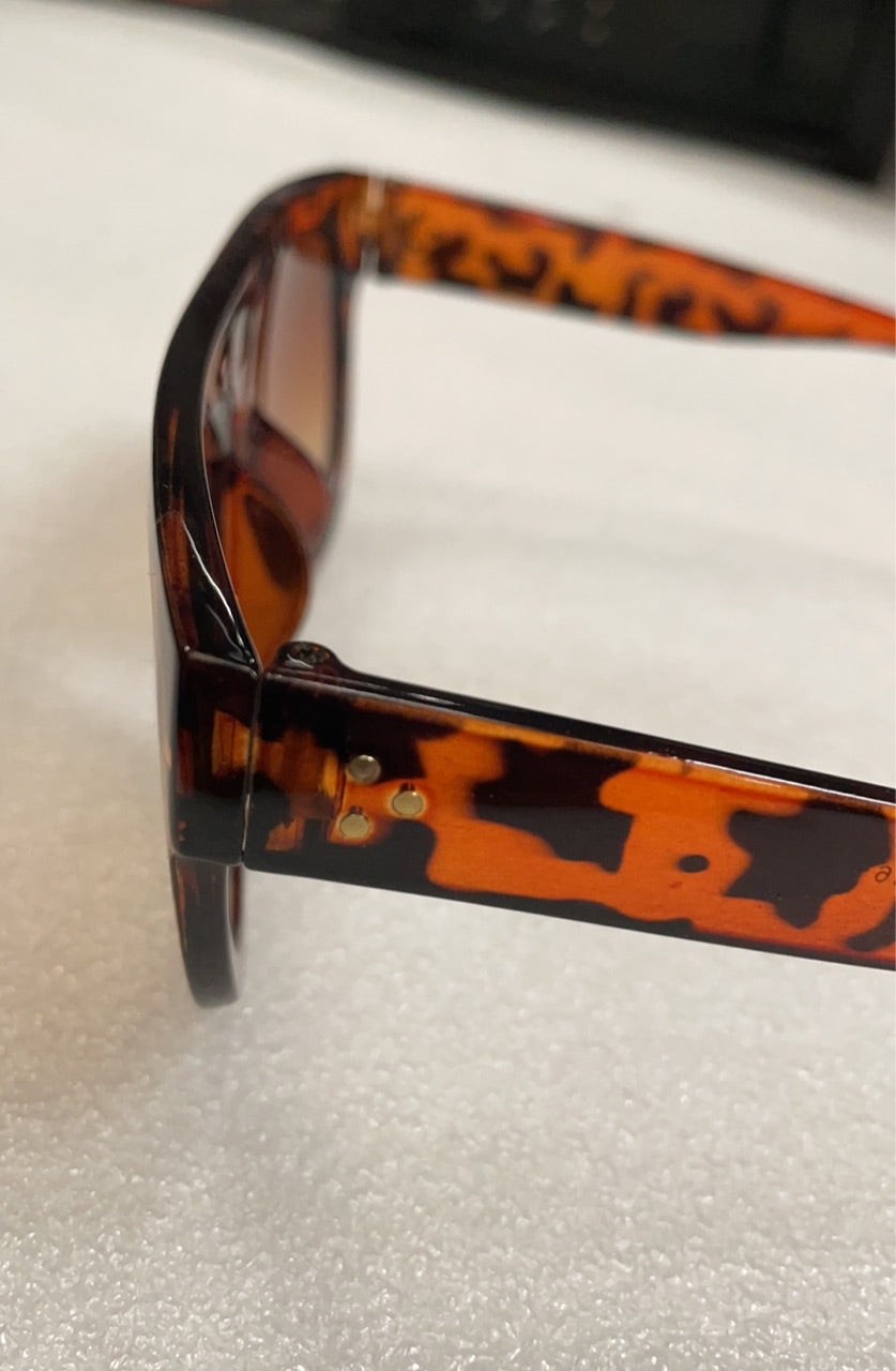 Oversized Black Leopard Womens Ladies Sunglasses Flat Top Shield Luxury Shadow