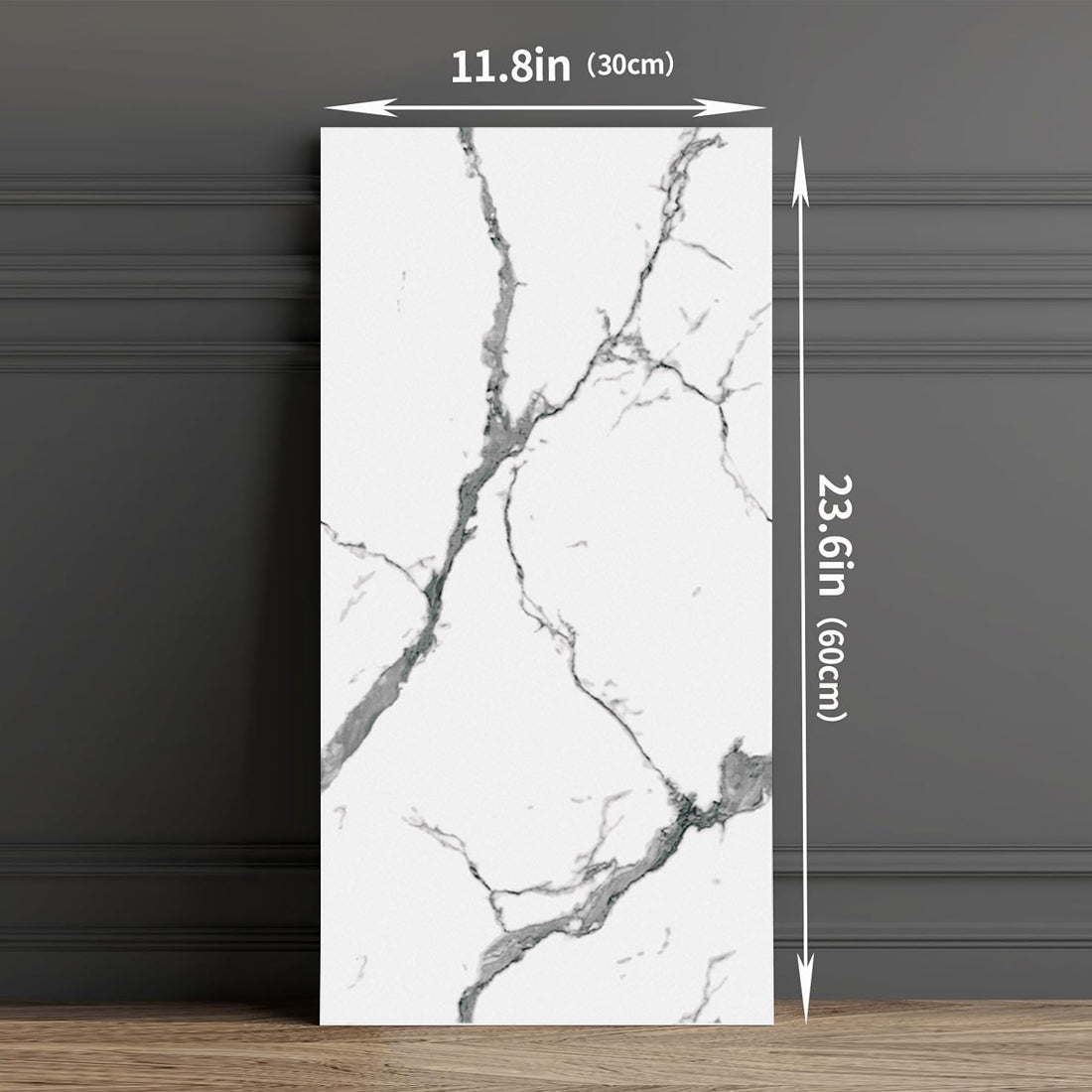 12 Pcs  Ceramic Tile Wall Stickers Stick On Kitchen Bathroom Home Decor