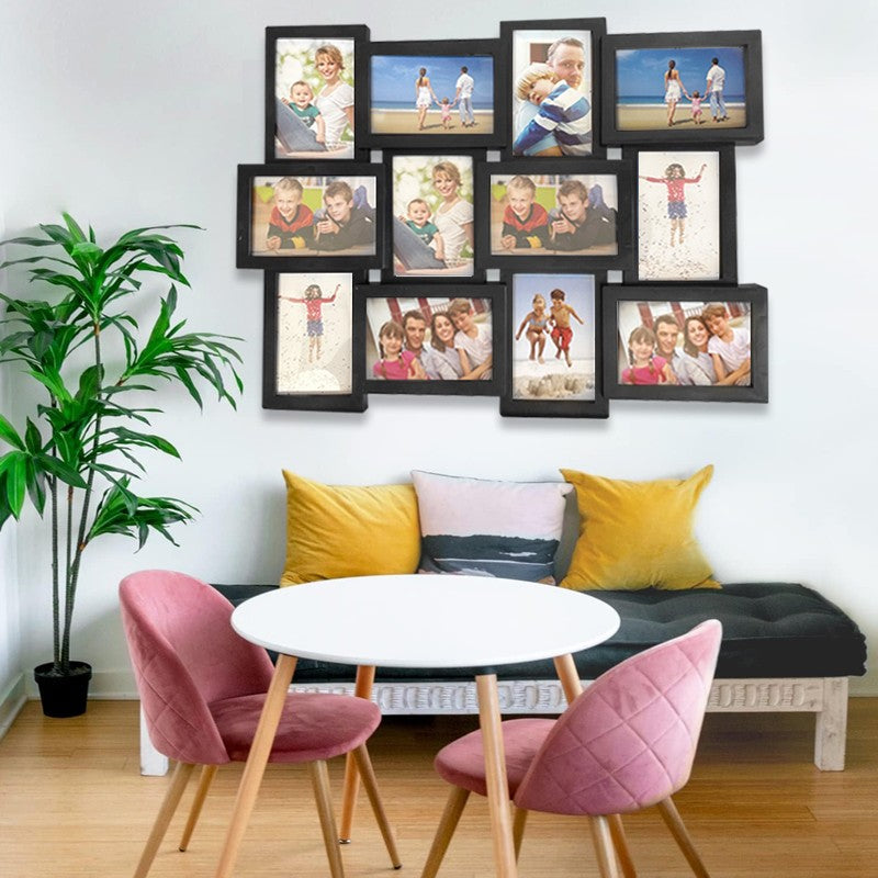Multi Picture Frame Collage Aperture Photo Frames Holds 12 - 6''x4'' Photos