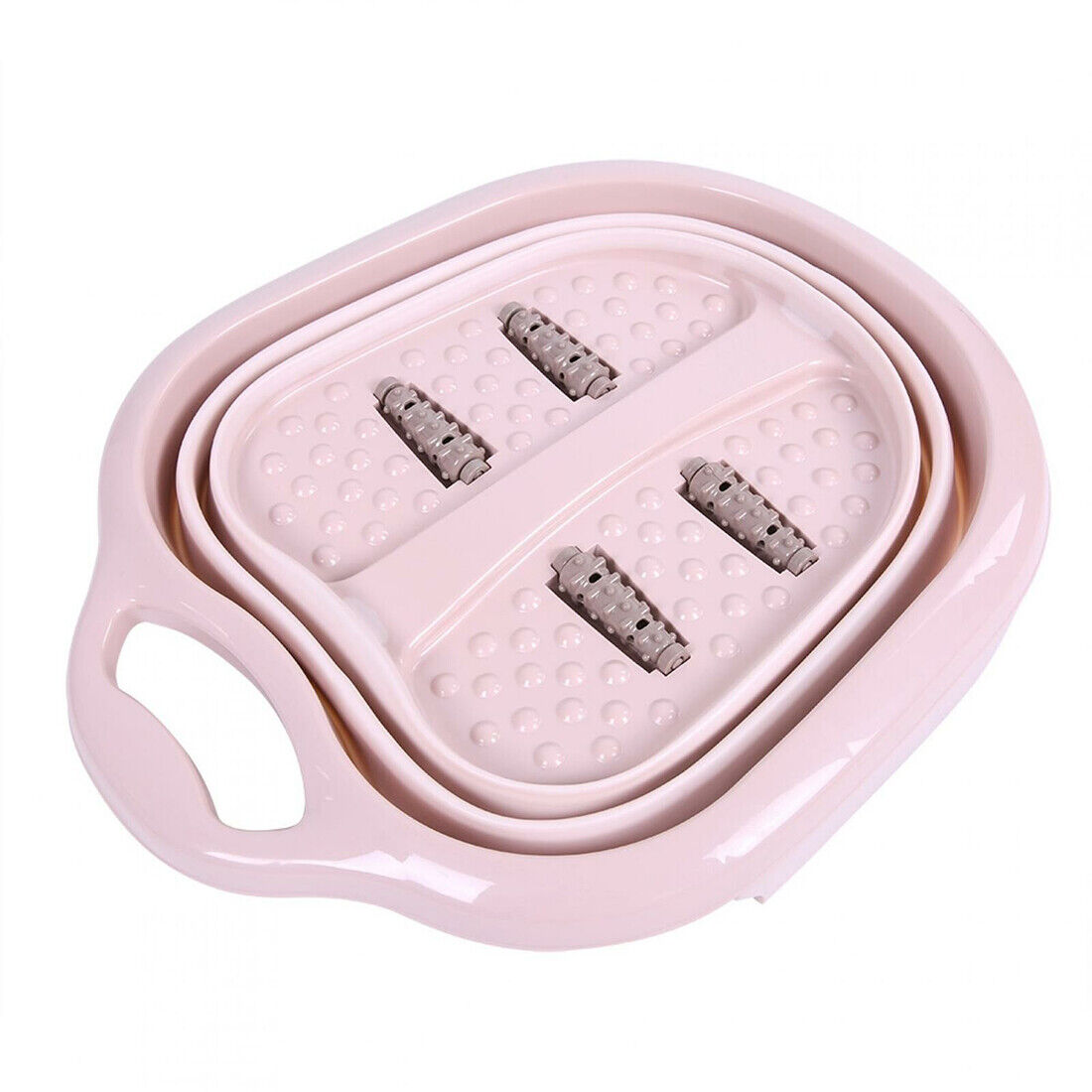 Foot Spa Pedicure Wet Bath Bubble Massage Bucket Feet Therapy Soothing Folding UK NEW