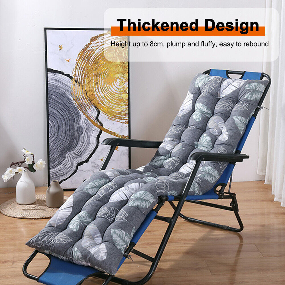 Cushion Pad Replacement For Sun Lounger Recliner Bench Chair Seat Garden Outdoor