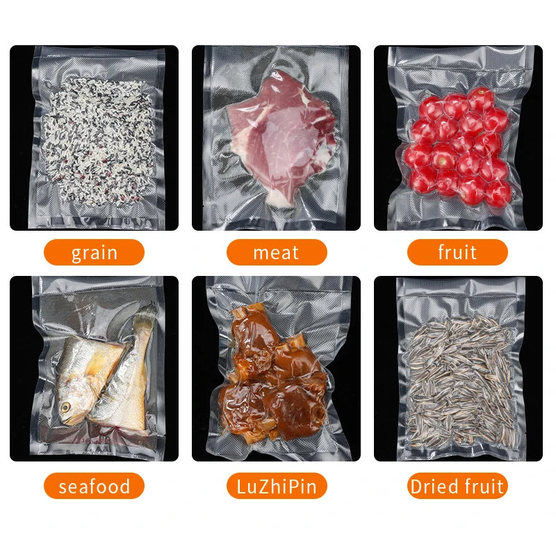 Vacuum Food Sealer Automatic Manual Sealer Dry Wet Pack Machine With 60 Bags UK