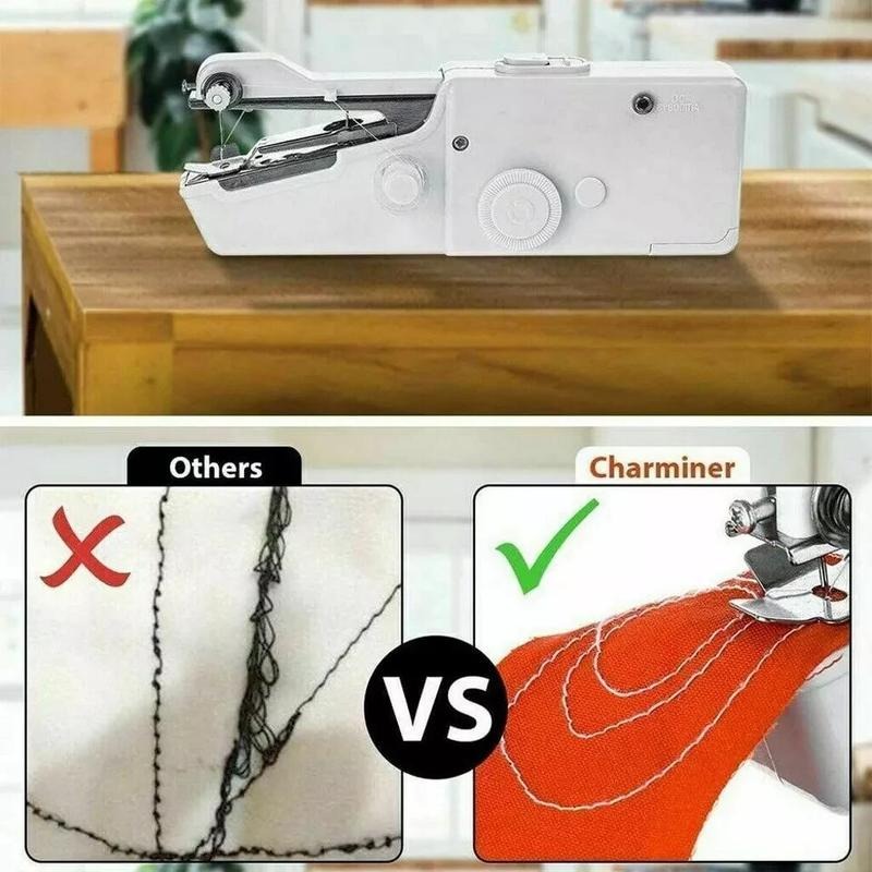 Mini Handheld Cordless Sewing Machine Hand Held Thread Clothes Portable  UK