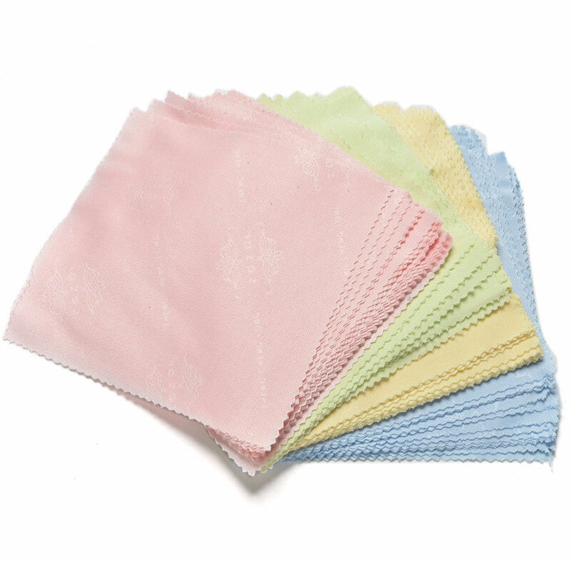 10pcs Cleaning Cloth Glasses Screen Sunglasses Phone Lens Microfibre Spectacles