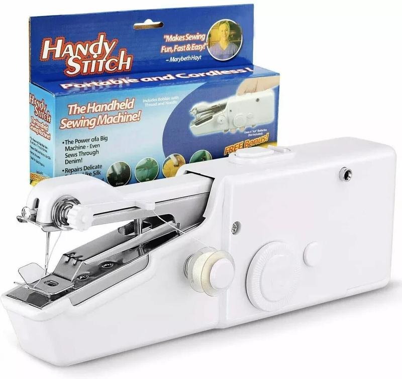 Mini Handheld Cordless Sewing Machine Hand Held Thread Clothes Portable  UK