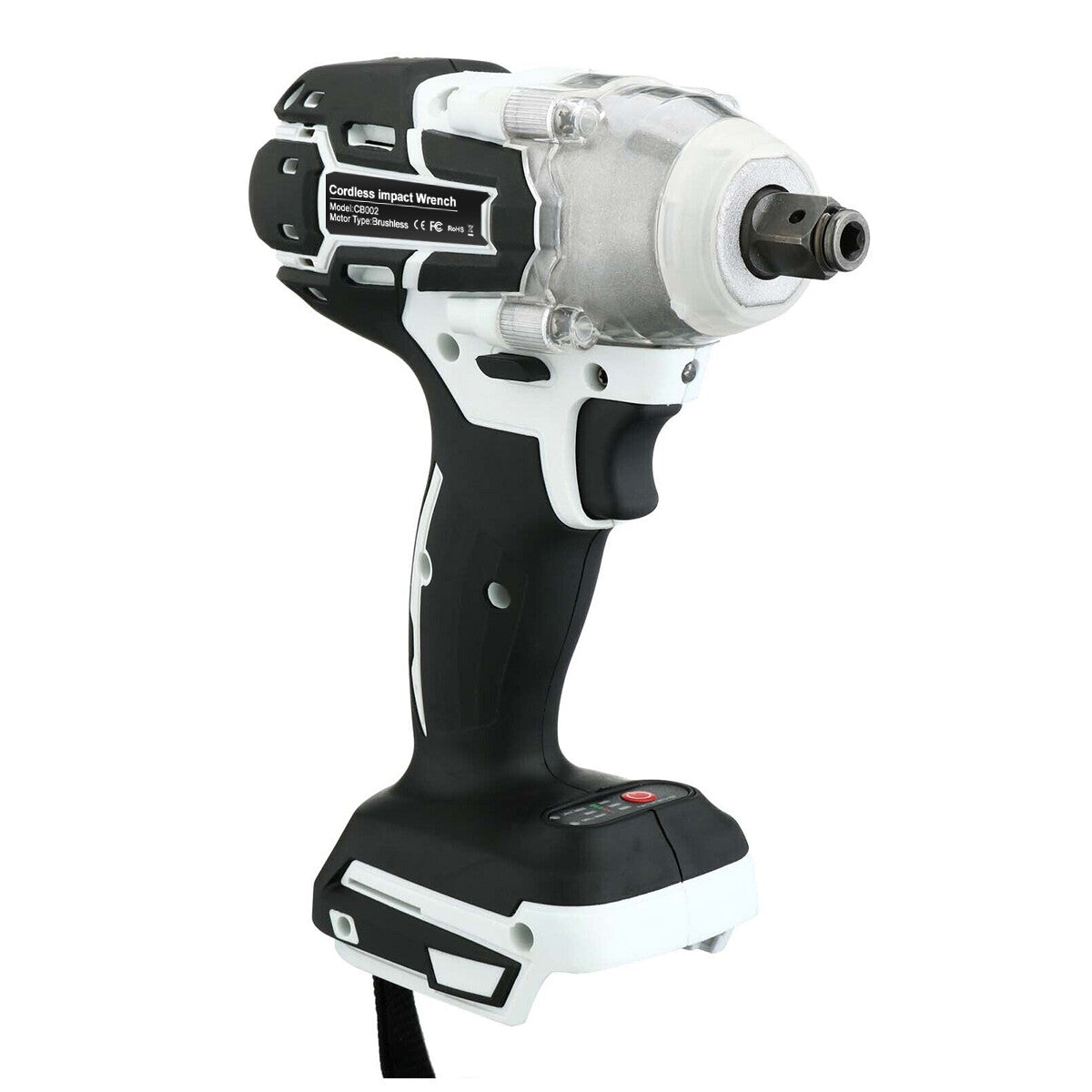 10 00Nm 1-2in  Cordless Electric Impact Wrench Drill Gun Ratchet Driver   Battery
