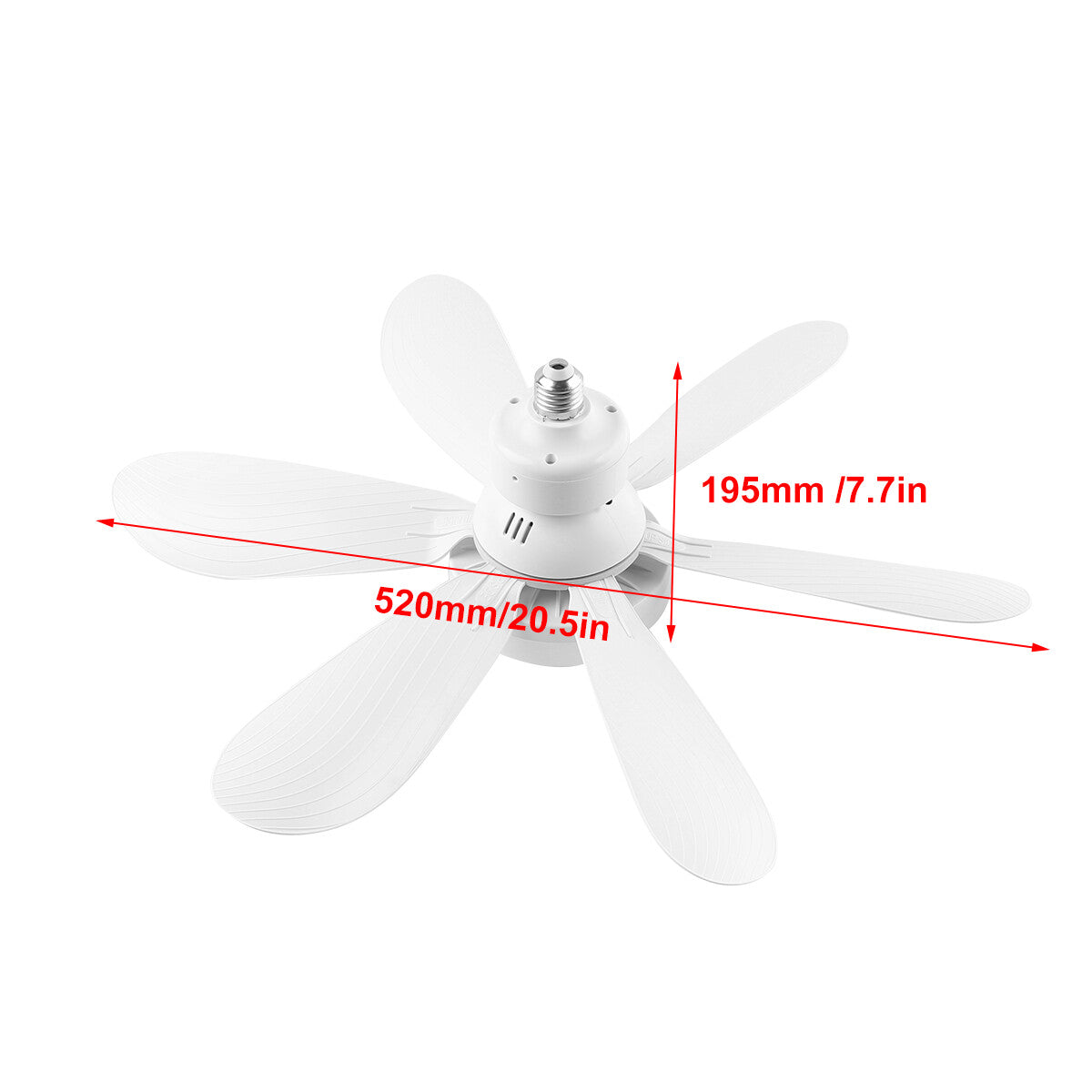 40W Modern Led Ceiling Fan With Light Dimmable E27 Bedroom Living Room Fan Lamp
